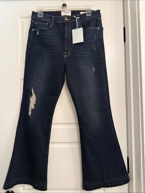NWT Frame denim Le Crop Flare Jeans